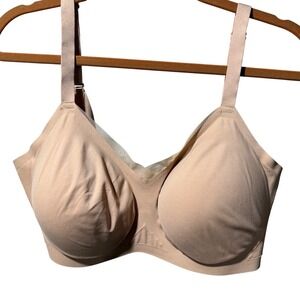 NWOT Honeylove Silhouette Bra XL Sand Nude Wireless Seamless Support LWBR0304B